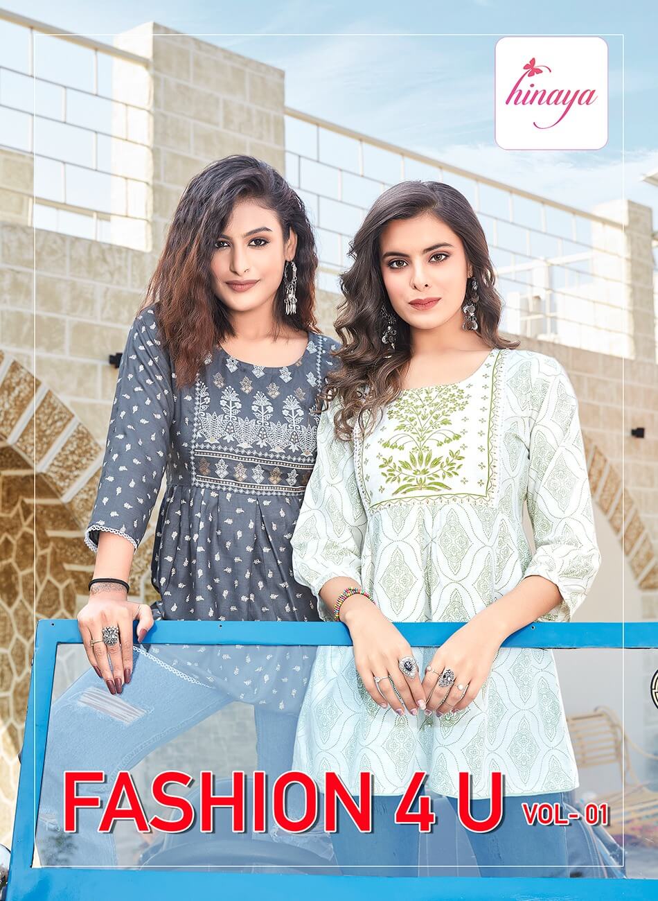 HINAYA KURTI FASHION 4 YOU  VOL-1